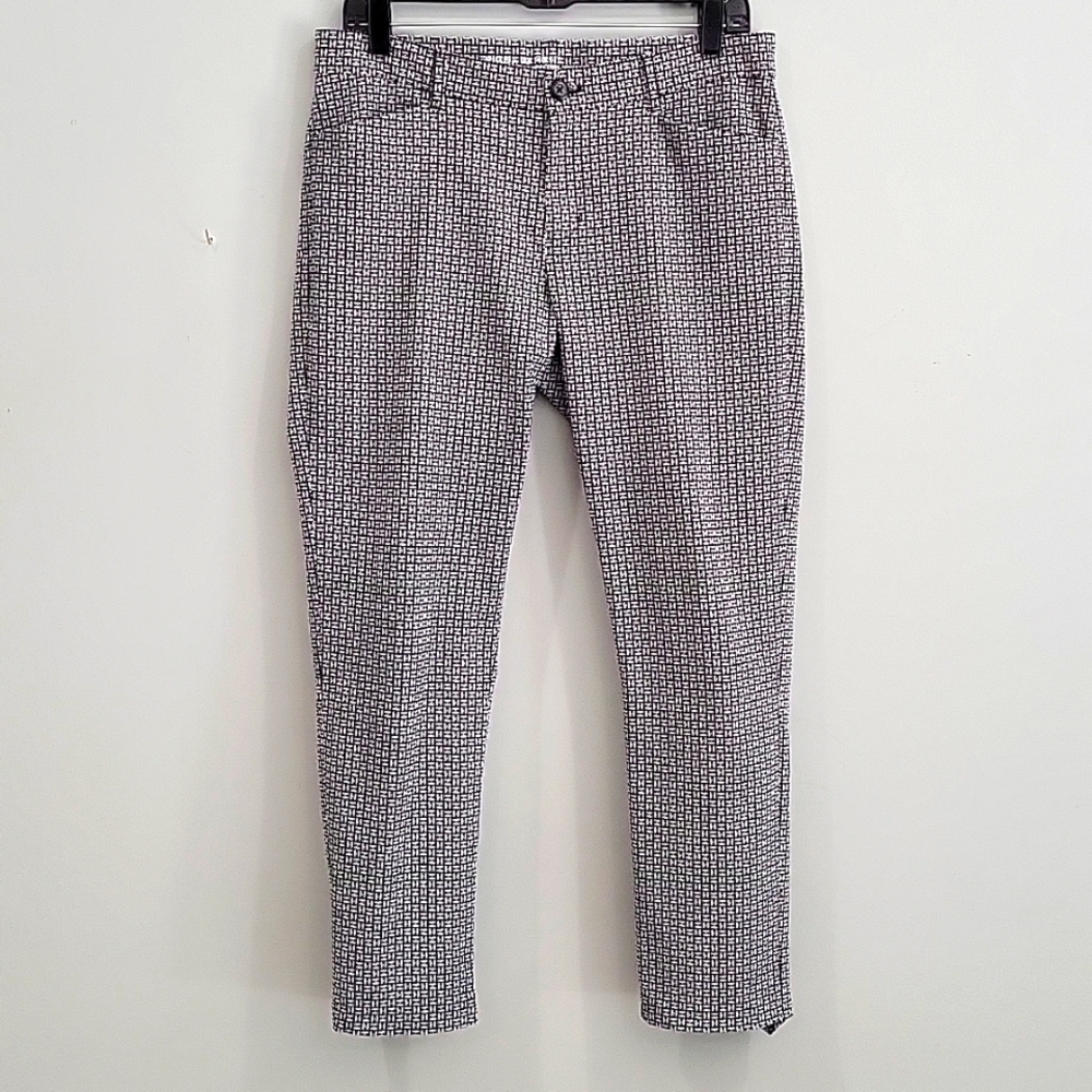 Gap black and white pattern dress pants